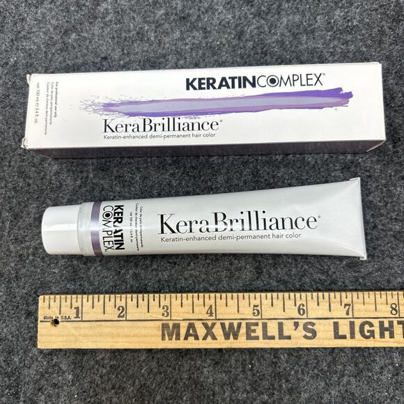 Keratin Complex KeraBrilliance Hair Color 4.6/4R Medium Auburn Brown NEW - Picture 1 of 8